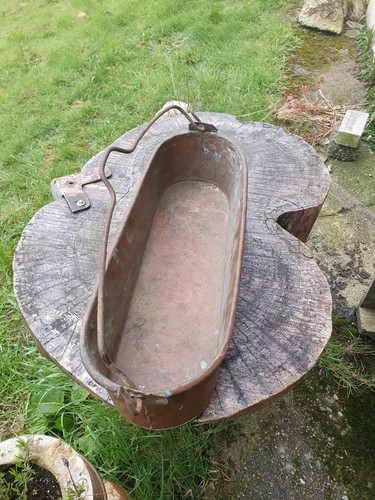 Antique copper fish - copper,