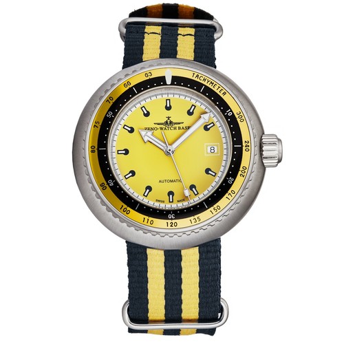 Zeno men diver yellow dial - men's,