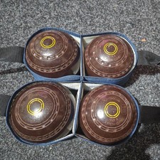 4 x Henselite Super Grip Bowls size 3, used 1.4kg each bowl