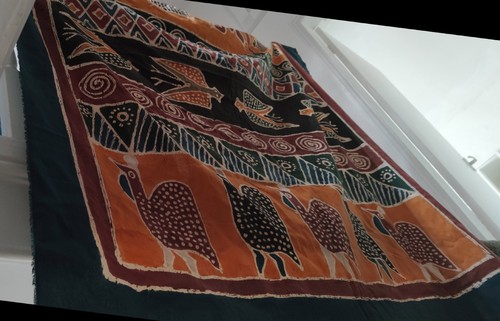Extra large african - large, painted