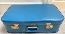 Vintage Vanguard Blue Suitcase