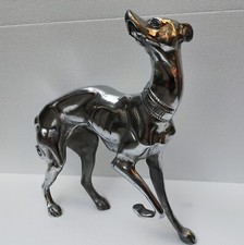 Big Metal Greyhound Dog Statue