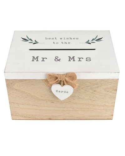 Wedding post box wooden - box,
