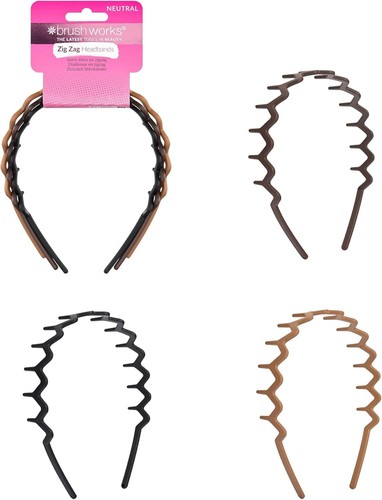 Brushworks zig zag headbands - brushworks,