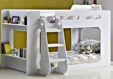 White Shorty Bunk Bed - Short