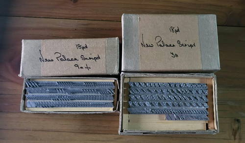 Vintage letterpress metal - vintage,