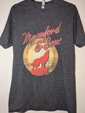 Mumford & Sons UK Tour 2012 T-Shirt Grey Small Marcus Babel Band Tee 
