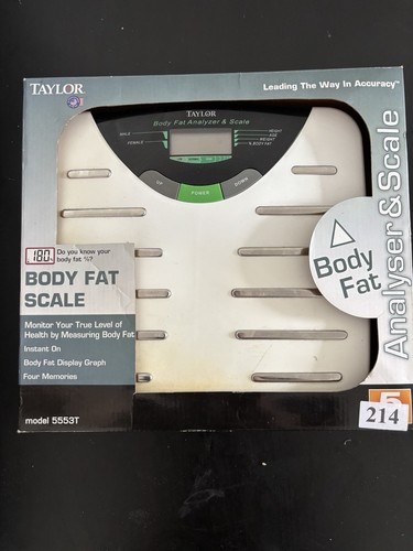 Taylor body fat scales - scales, with