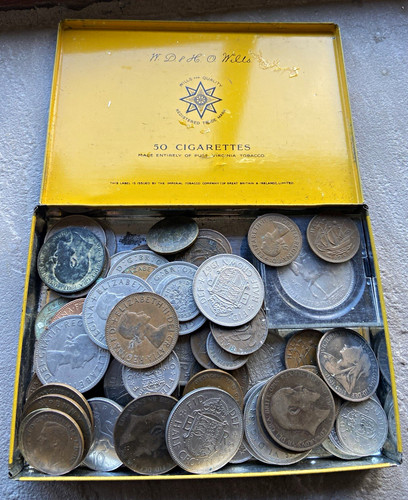 Old coins wills gold flake - coins,