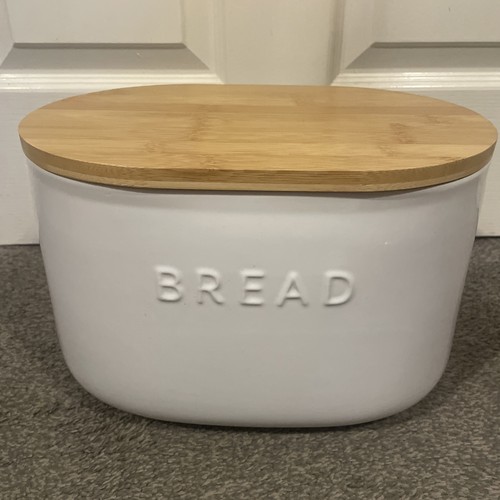 Bread bin white - bread,