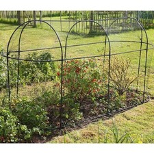 Haxnicks Steel Long Fruit Cage With Netting  W100cm H150cm L300cm