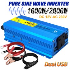 1000W 2000W Car Pure Sine Wave