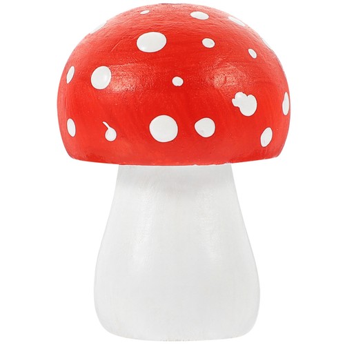 Wooden mushroom sculpture wood - wooden,