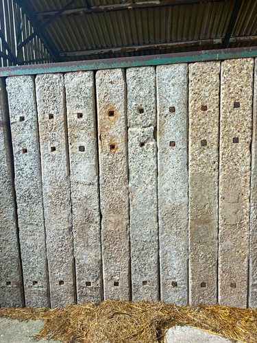 Grey concrete fence - grey,