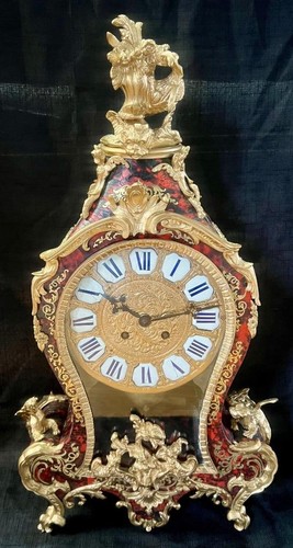 Antique french boulle - , clock