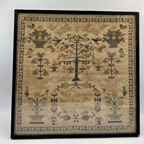 Antique sampler 184 - ?, mary