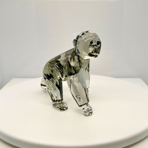 Swarovski crystal gorilla cub - crystal,