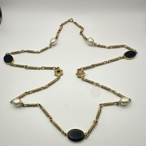 Gold tone station bar link - gold-tone,