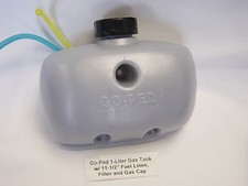 New OEM GoPed 1 Liter Gas Tank w/11.5" Fuel Lines and Gas Cap  Fits Sport Models