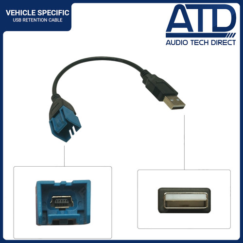 Usb retention cable - usb, for