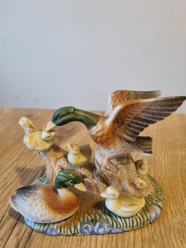Vintage duck mallard figurine - vintage,