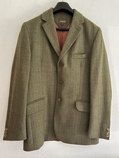 Musto Men’s Technical Tweed Shooting Blazer Jacket Size 40 Regular Lovat