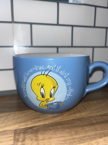 Tweety pie large blue - tweety, coffee