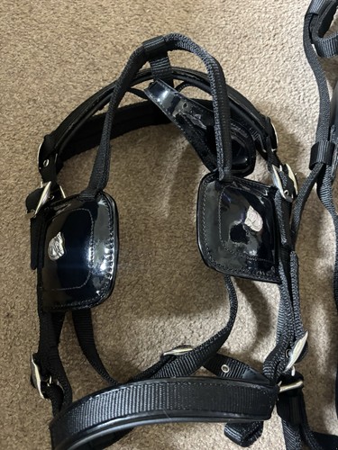 Leather and webbing pony - and,
