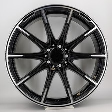 22" x10  brabus  black pol alloy wheels for mercedes ML GLC GLE GL GLS AMG tyres