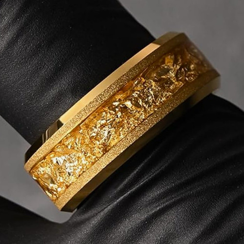 Gold tone tungsten textured - tungsten,