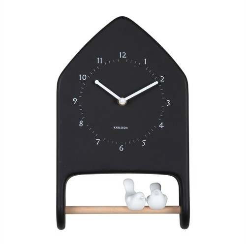 Singing bird wall - bird, clock