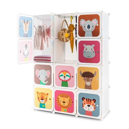 Portable kids wardrobe - portable, 12-cube