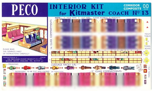 Kitmaster peco card - card, mk1