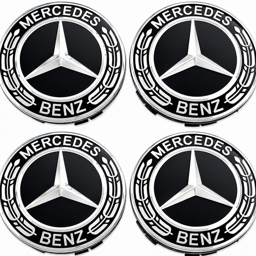 Mercedes black alloy wheel - alloy,