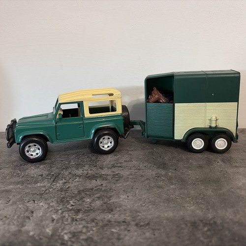 Britains land rover with horse - britains,