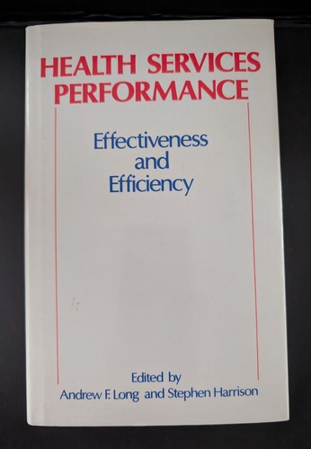Health services performance - health,