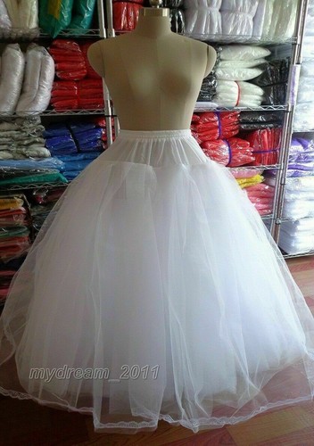 Layers white tulle - 3, or