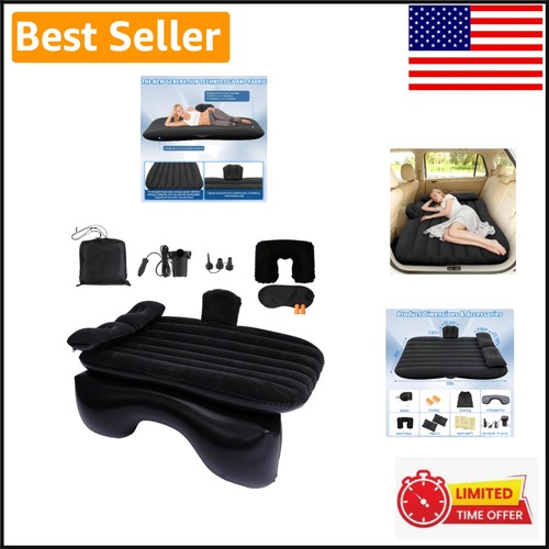 Quick inflate car air mattress - inflate,