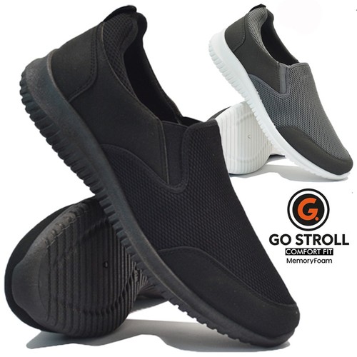 Mens memory foam casual slip - foam,