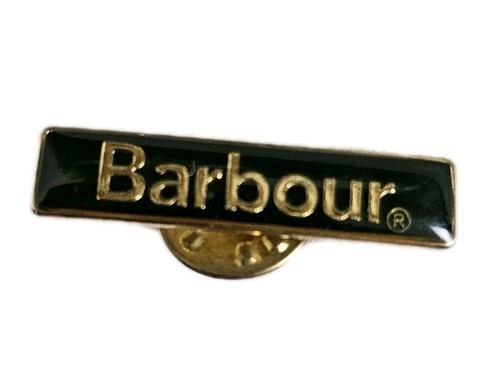 Barbour pin badge green - green, gold