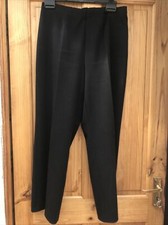 Peruzzi Black Straight Leg Trousers Size 40/14