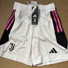 JUVENTUS - FOOTBALL SHORTS  - CHILD  9-10 (ZIP POCKETS)  - BNWT
