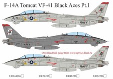 1:48 Decal Grumman F-14 Tomcat