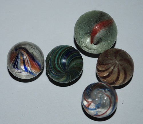 Vintage glass marbles - 5,
