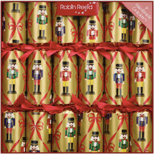 Vintage Nutcracker Large Handmade Luxury Christmas Crackers (6 Pack)