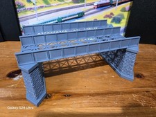 Iron Girder Bridge N Gauge Double Track Model Railway Train Layout 1:148 Scale