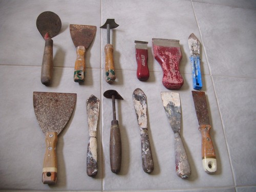 Vintage wooden handled - wooden,