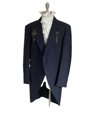 Vintage navy blue tailcoat - vintage,