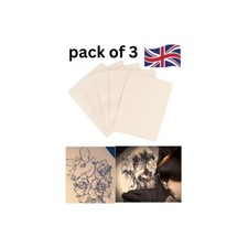 Pack of 3 Learn Blank Tattoo Tattooing Fake False Practice Skin 20cm Synthetic