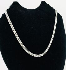 Quality 925 Sterling Silver Curb Chain / KIHEI Necklace. 45 g,  18" / 46 cm